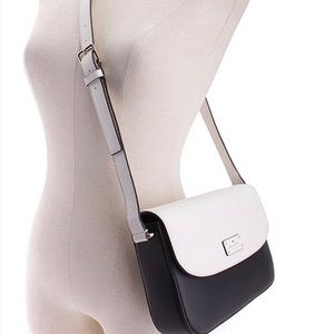 NWT - Kate Spade Purse - leather two-tone with adjustable strap